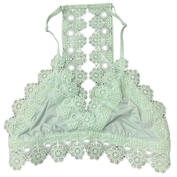 aerie Other - Aerie Wm’s Sz Sm Mint Split Razor Back Adjustable Lace Non Padded Bralette
